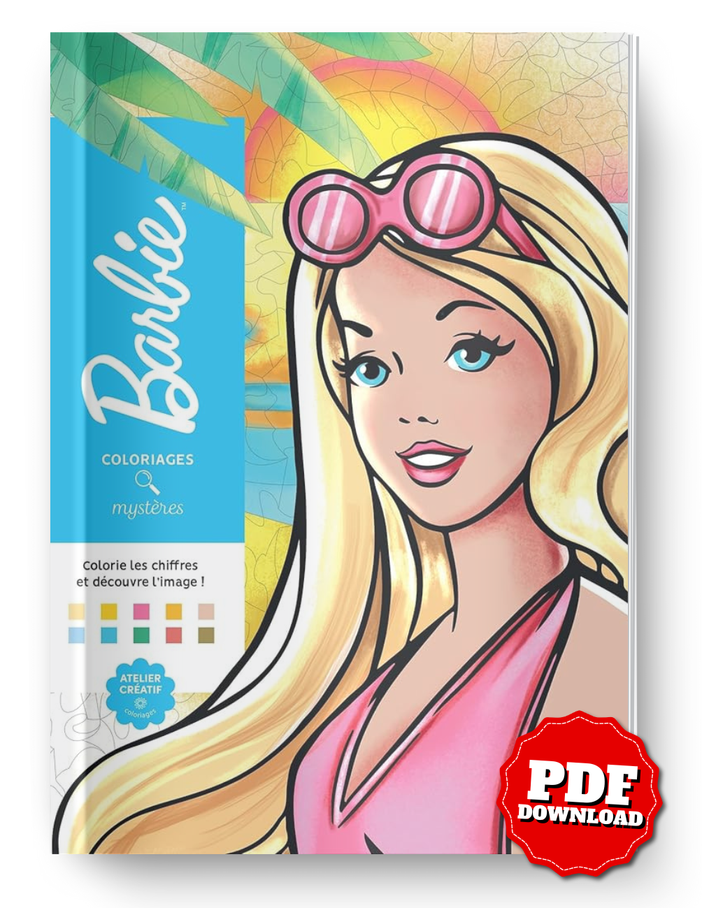 Barbie Worksheets.pdf Barbie Mystery Coloring Book | Printable PDF Download – ZORPICO