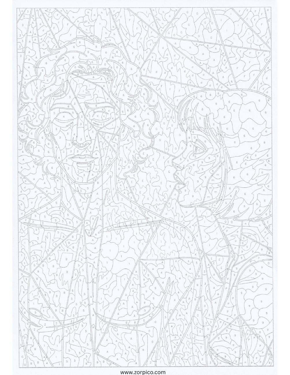 Those Stars! Mystery Color by Number Coloring Book | Printable PDF | Cartoon Coloring Pages | Instant Digital Download
