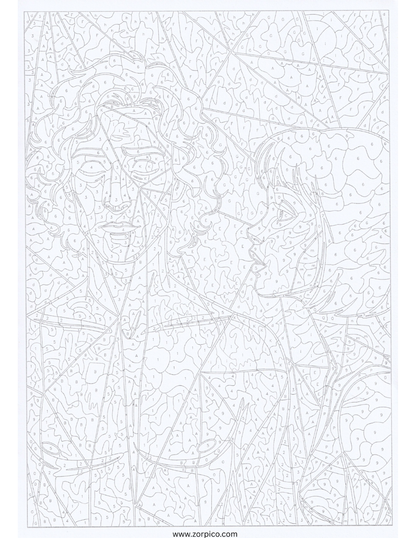 Those Stars! Mystery Color by Number Coloring Book | Printable PDF | Cartoon Coloring Pages | Instant Digital Download