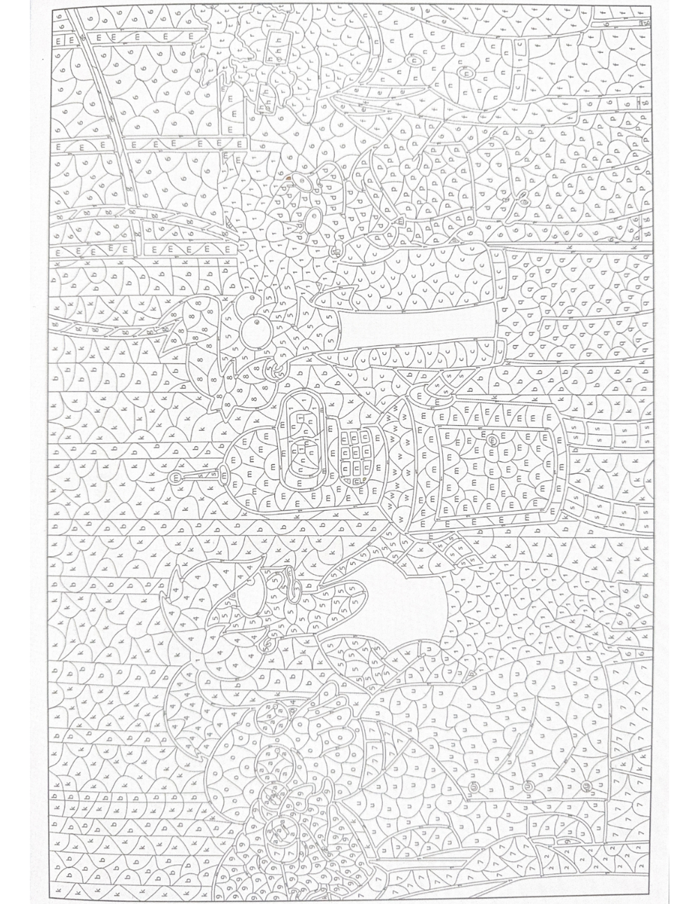 Futurama Mystery Color by Number Coloring Book | Cartoon Coloring Pages | Printable PDF | Digital Download