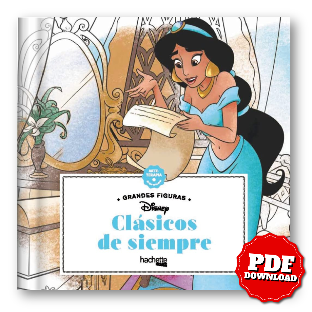 Disney – Timeless Classics: Art Therapy Coloring Book (PDF)