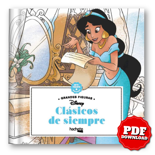 Disney – Timeless Classics: Art Therapy Coloring Book (PDF)