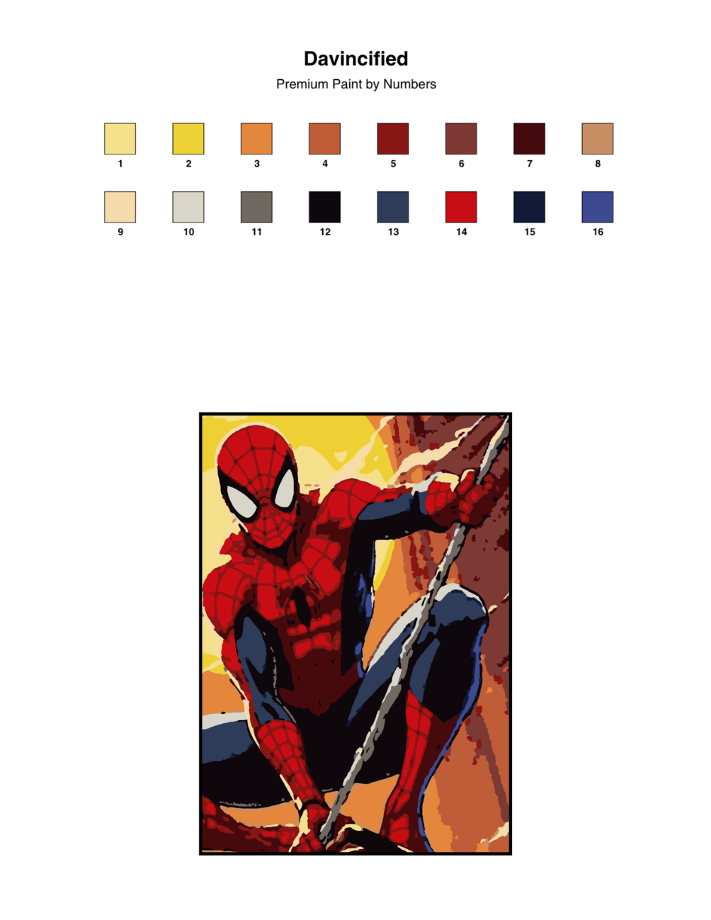Spider-Man Mystery Color By Number Book | Printable PDF | Color by Number | Instant Digital Download