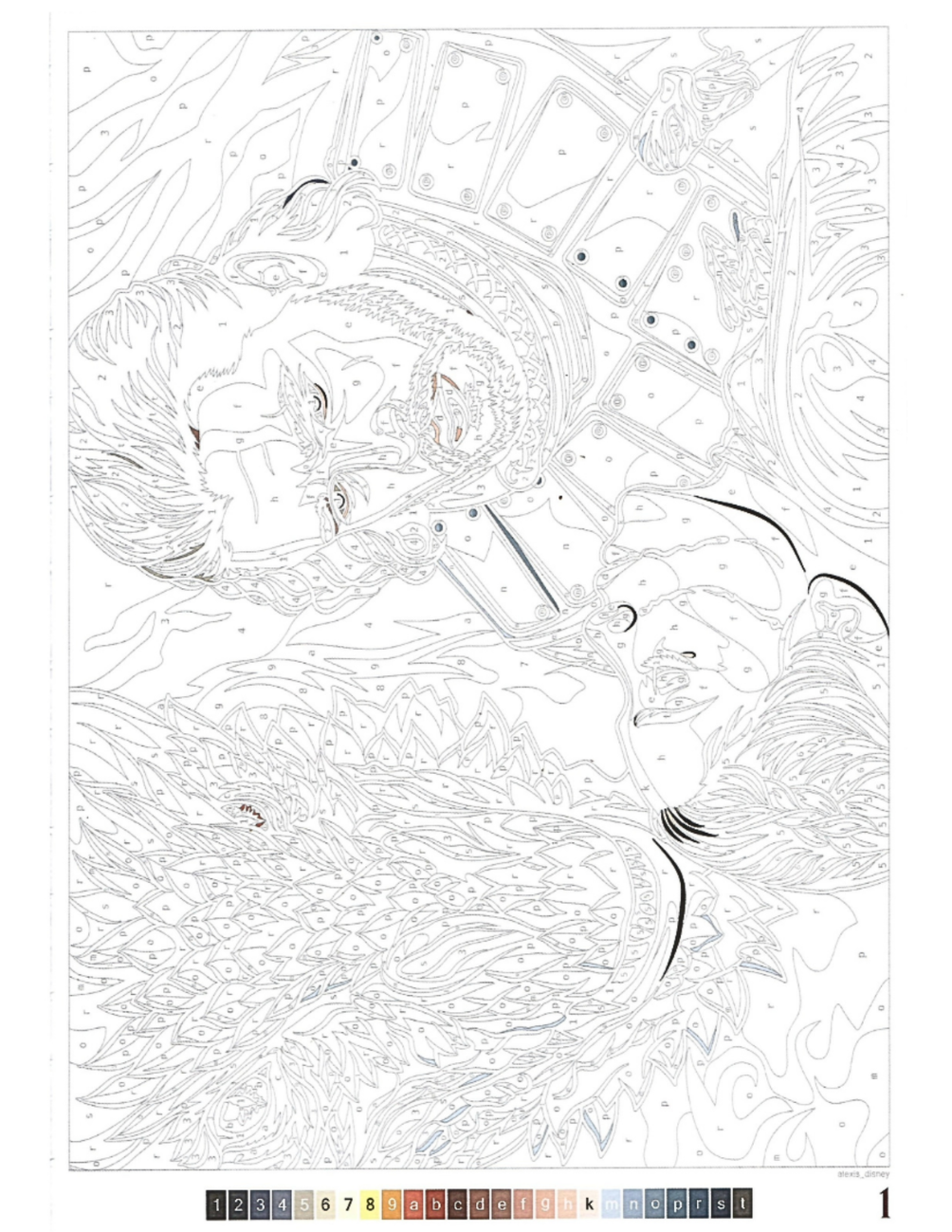 Game of Thrones Mystery Coloring Book | Color by Number | Fantasy Coloring Pages | Printable PDF | Digital Download