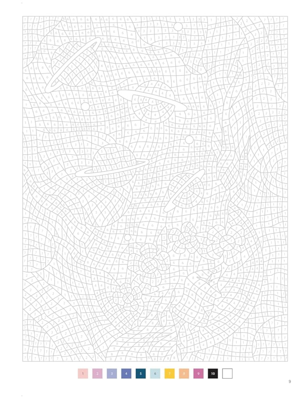 Witch Mystery Coloring Book | 40 Mystery Coloring Pages | Color by Number | Printable PDF | Digital Download