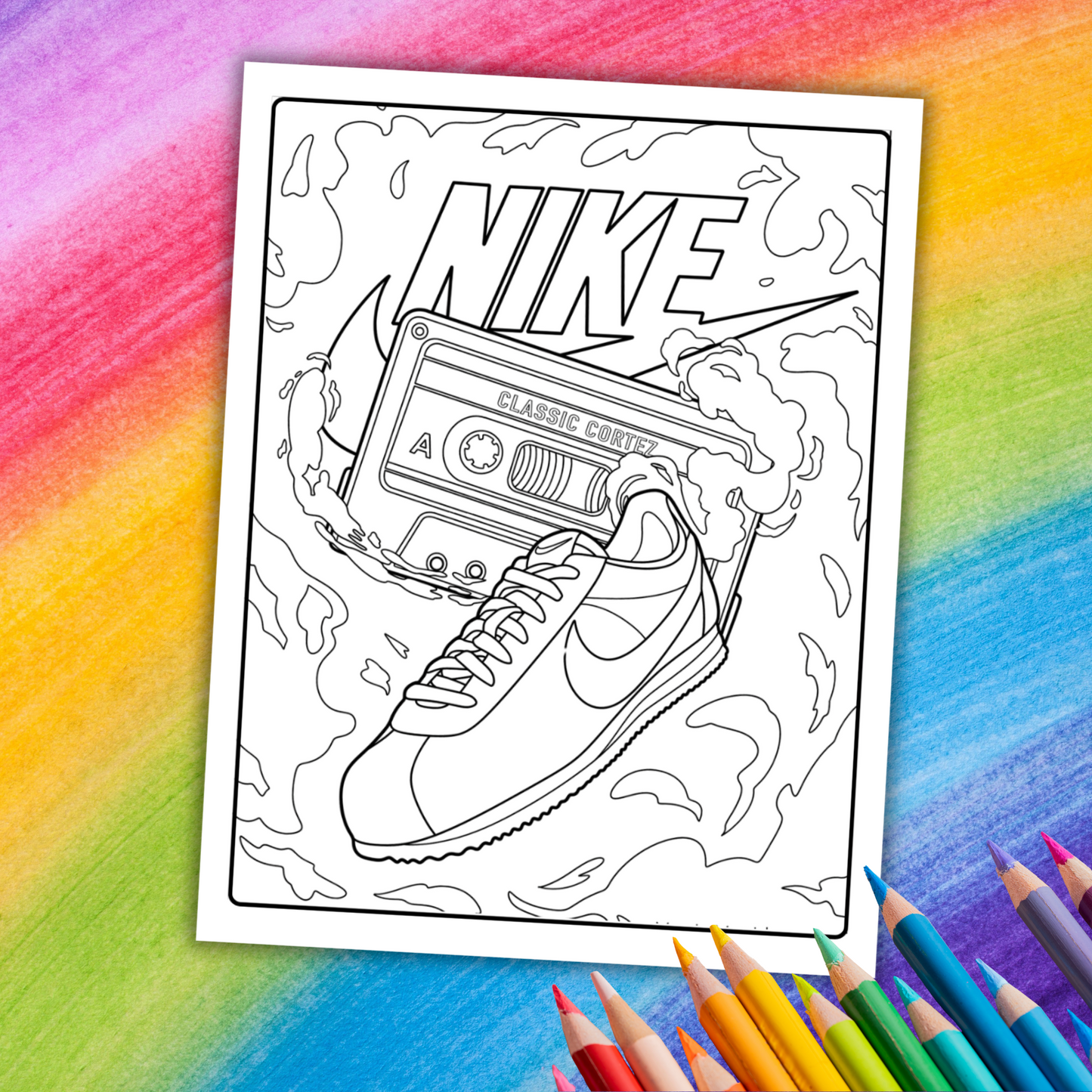 FREE Sneaker Coloring Book | 22 Printable Pages for Sneakerheads & Kids