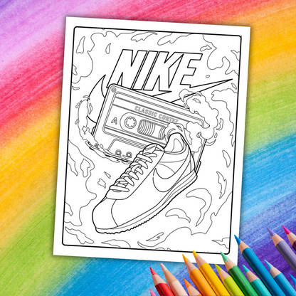 FREE Sneaker Coloring Book | 22 Printable Pages for Sneakerheads & Kids