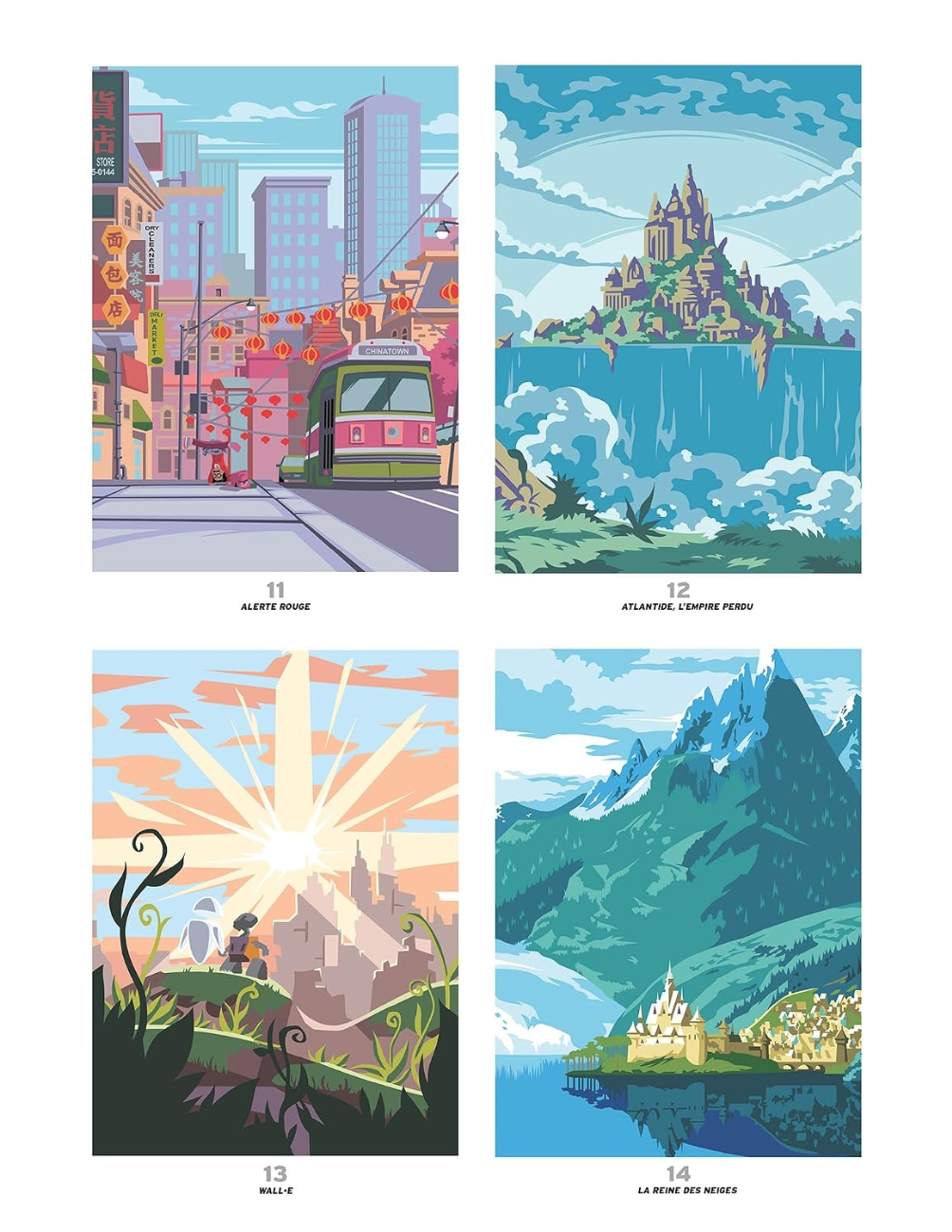 Mystery Landscape Coloring Book PDF – Color by Number | Beautiful Fantasy Scenery | Printable Digital Download