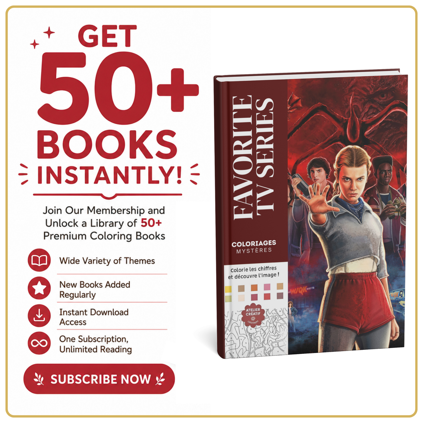 Unlimited Access – 300+ Coloring Books