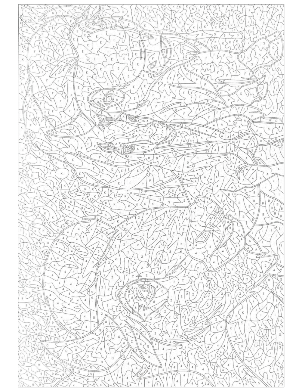 Favorite Cartoon Color by Number Book | Cartoon-Inspired Coloring Book | Printable PDF | Instant Digital Download