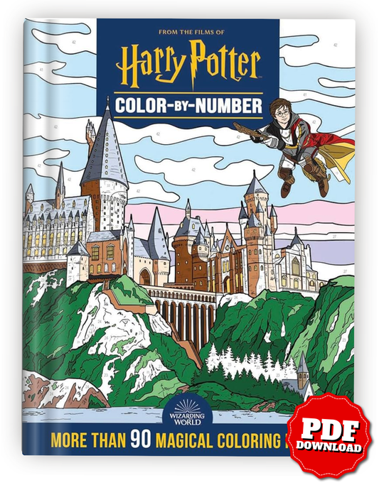 Harry Potter Color-By-Number PDF – 90+ Magical Scenes | Printable & iPad Coloring Book