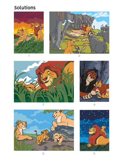 Disney Mystery Coloring Book – The Lion King | Color by Number | Printable PDF | Digital Download