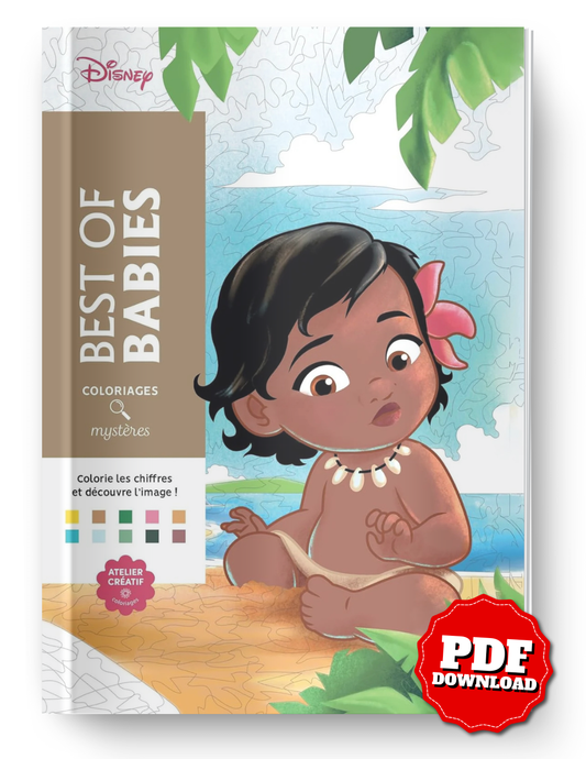 Best of Babies – Cute Baby Coloring & Activity Book – Fun for Kids – Digital Download