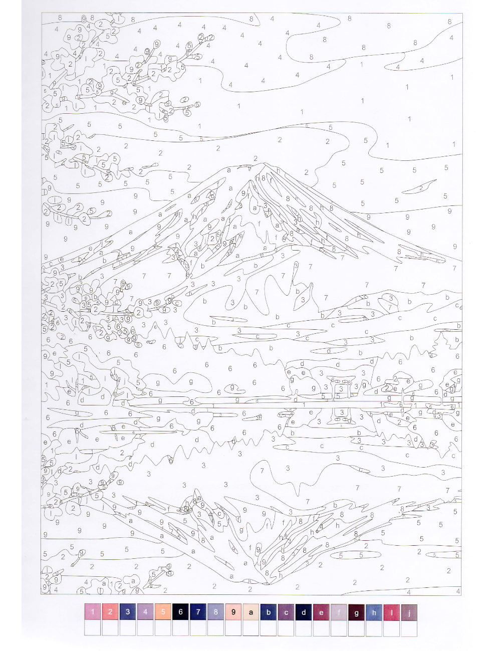 Nature Landscapes Mystery Coloring Book | Color by Number | Waterfalls & Scenic Views | Printable PDF | Digital Download