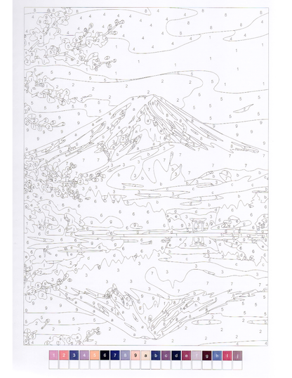 Nature Landscapes Mystery Coloring Book | Color by Number | Waterfalls & Scenic Views | Printable PDF | Digital Download