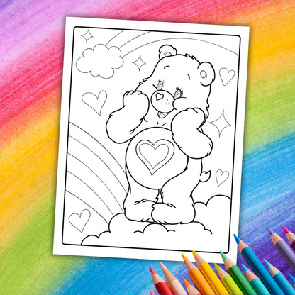 Care Bears Coloring & Activity Book | 25 Fun Printable Pages