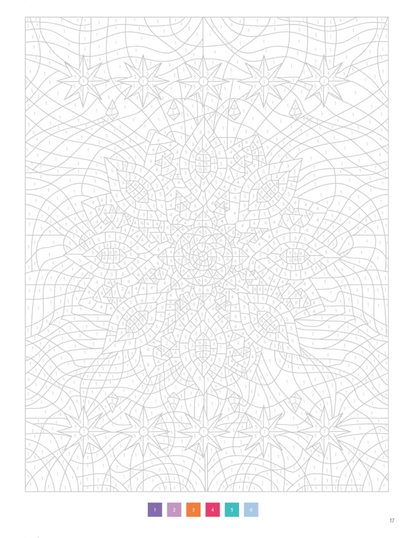 Mystery Mandala Coloring Book PDF | 40 Color by Number Pages | Floral Mandalas & Relaxing Patterns | Printable Digital Download