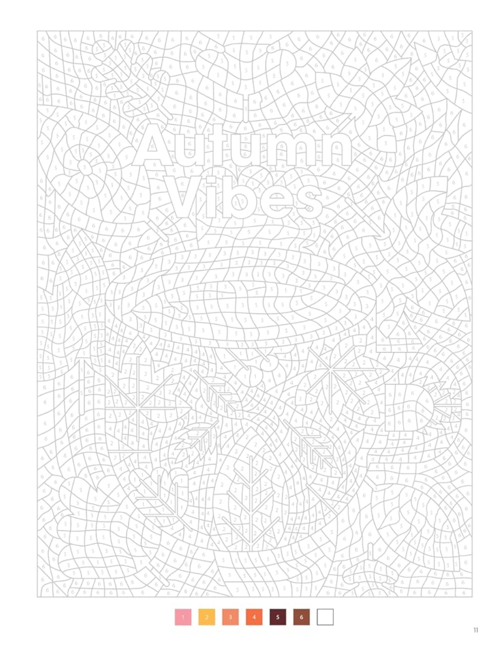 Four Seasons Mystery Coloring Book PDF | 40 Color by Number Pages | Spring Summer Autumn Winter | Printable Digital Download