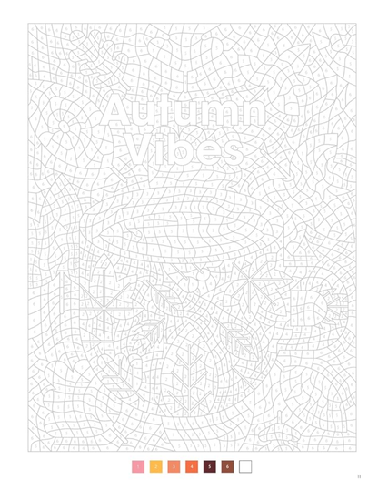 Four Seasons Mystery Coloring Book PDF | 40 Color by Number Pages | Spring Summer Autumn Winter | Printable Digital Download