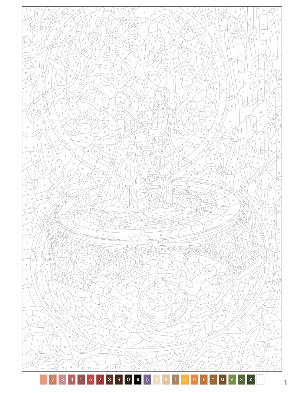 Coloriage Mystère Anastasia Disney – Colorie par Numéros PDF