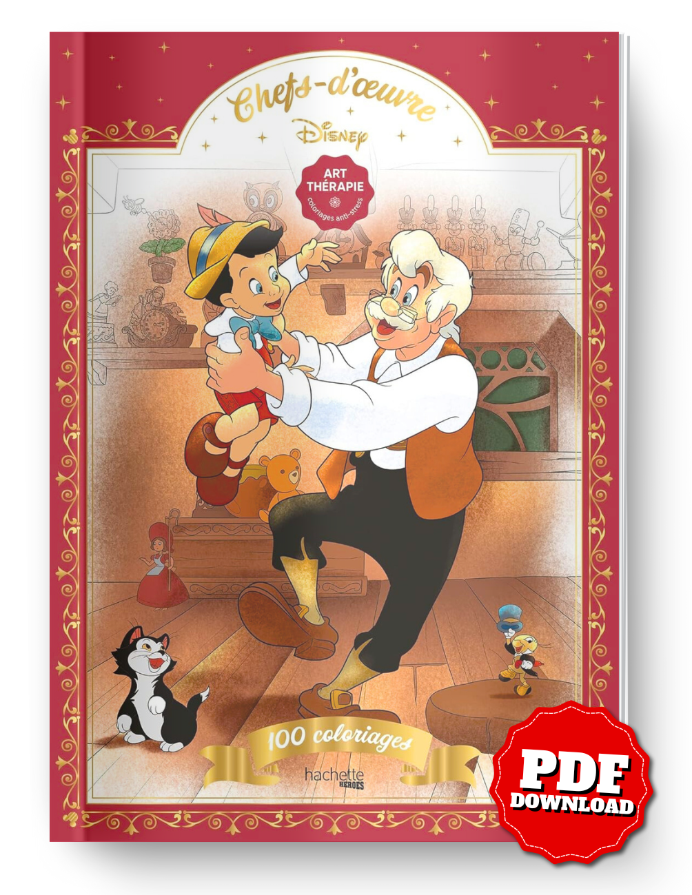 Disney Masterpieces Coloring Book – 100 Pages (Printable PDF)