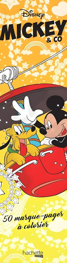 Mickey & Friends Coloring Bookmarks – 50 Printable Designs (PDF)