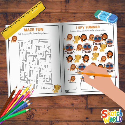 The Lion King Printable Worksheets | Tracing, Word Search & Fun Activities for Kids