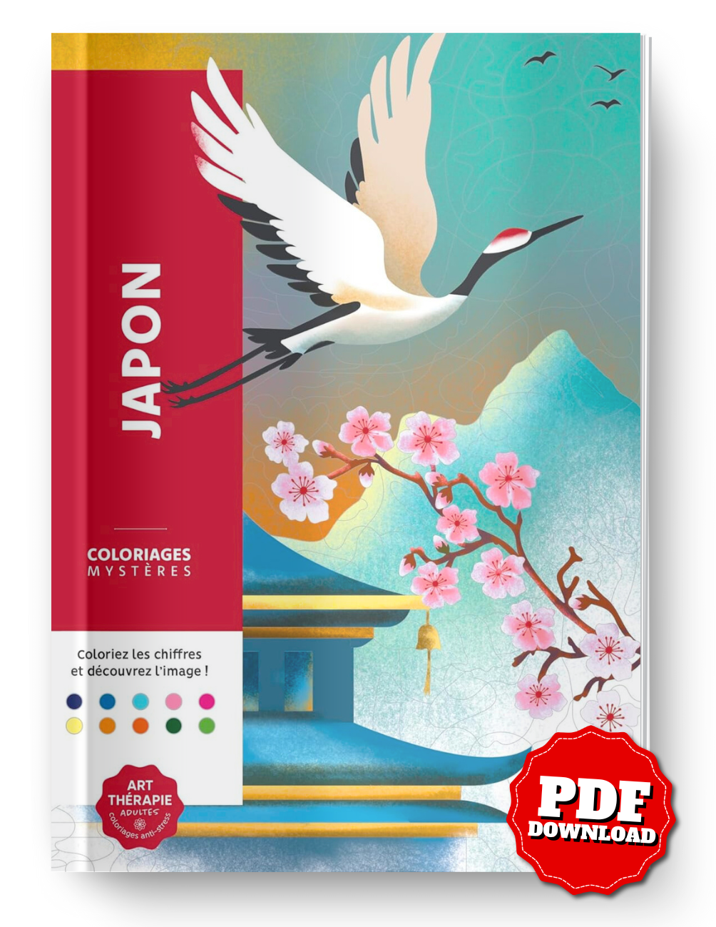 Mystery Coloring – Japan | Color by Number (Hachette Heroes)