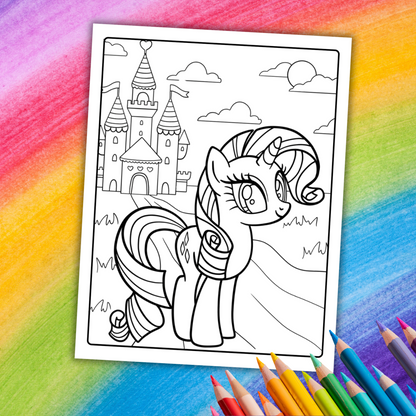 My Little Pony Coloring Book | 55 Printable Pages for Kids
