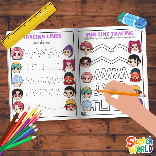 K-Pop Demon Hunters Worksheets | Printable Activity & Learning Pages for Kids
