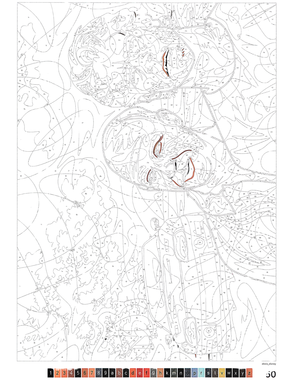 Stranger Things Mystery Color By Number Book | Hidden Picture Coloring Pages | Digital PDF Coloring Book for Adults & Teens
