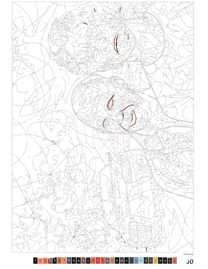 Stranger Things Mystery Color By Number Book | Hidden Picture Coloring Pages | Digital PDF Coloring Book for Adults & Teens