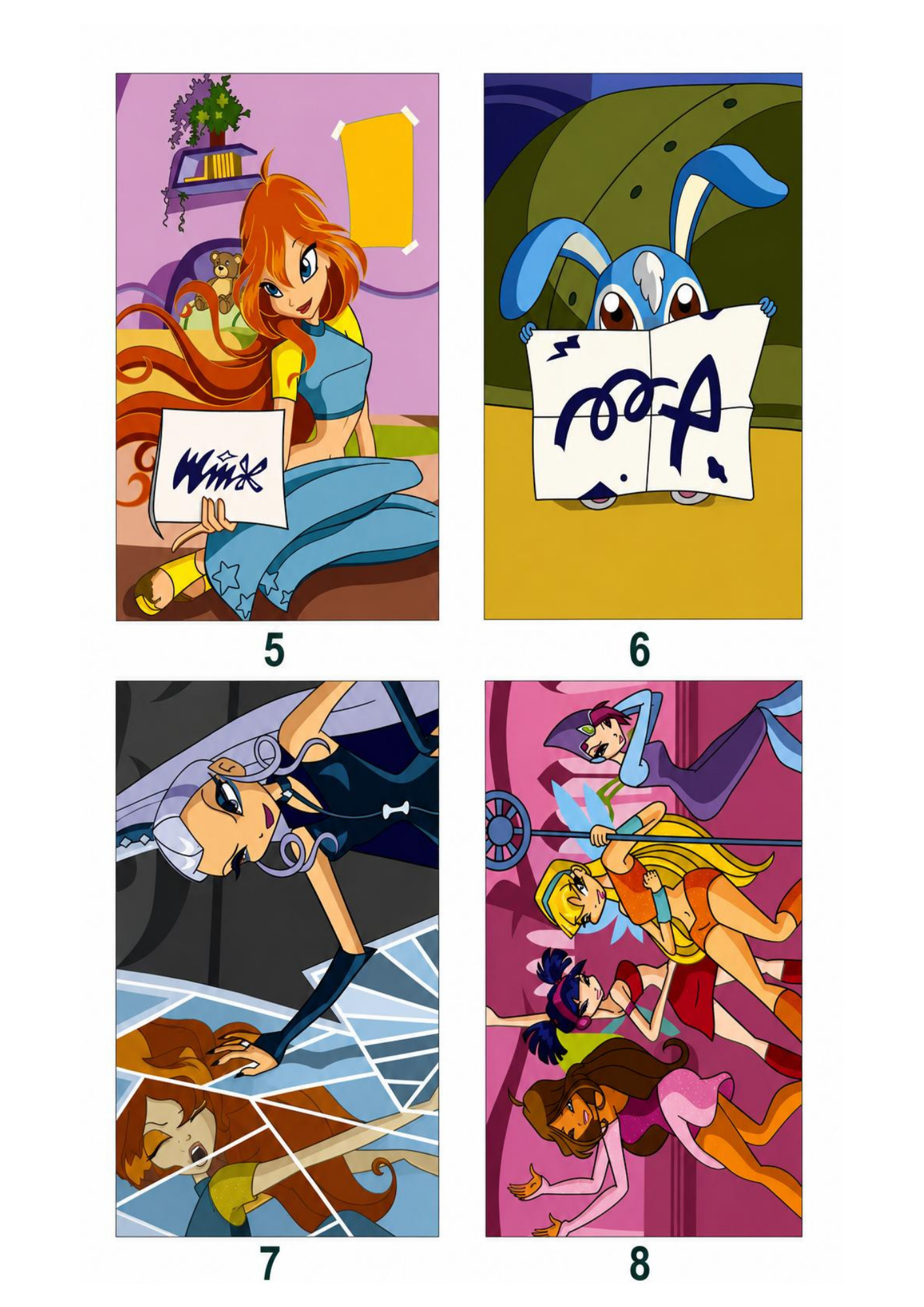 Winx Mystery Color By Number Book | Magical Fairy Coloring Book | Printable PDF Coloring Pages for Adults & Teens