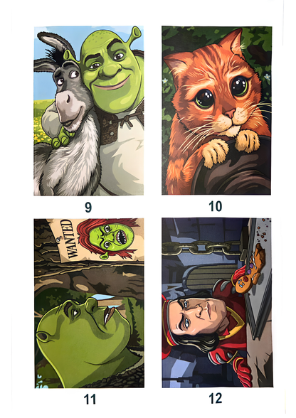 Favorite Cartoons Mystery Coloring Book | Cute Animal Adventures Color by Number | Digital PDF Download