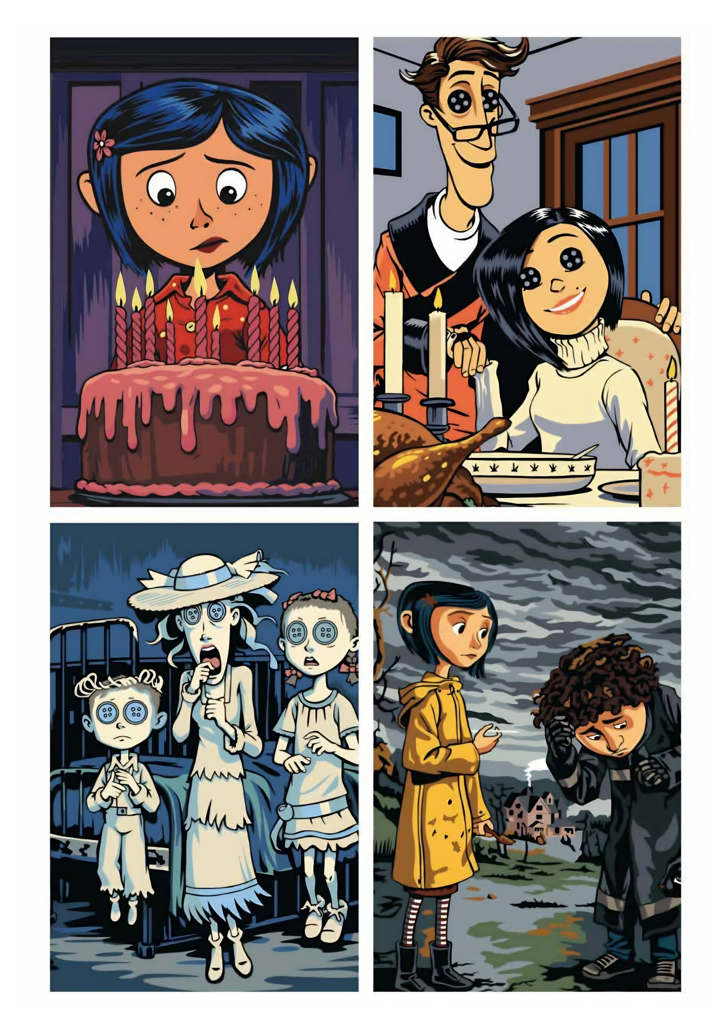 Mix Cartoon Mystery Color By Number Book | 50+ Hidden Picture Coloring Pages | Digital PDF Coloring Book for Adults & Teens