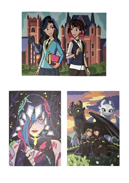 Favorite Cartoon Characters Color by Number Book Vol. 2 | Cute Anime & Cartoon Coloring Book | Printable PDF | Instant Digital Download