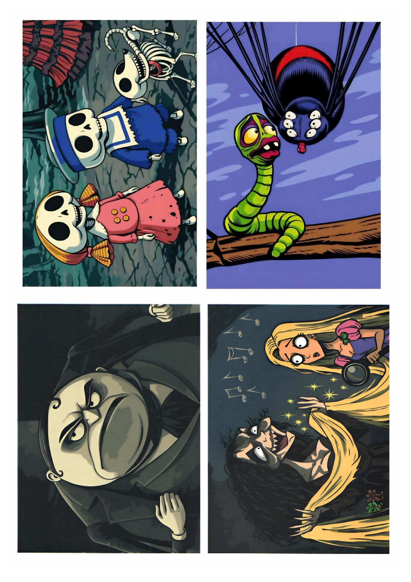 Mix Cartoon Mystery Color By Number Book | 50+ Hidden Picture Coloring Pages | Digital PDF Coloring Book for Adults & Teens
