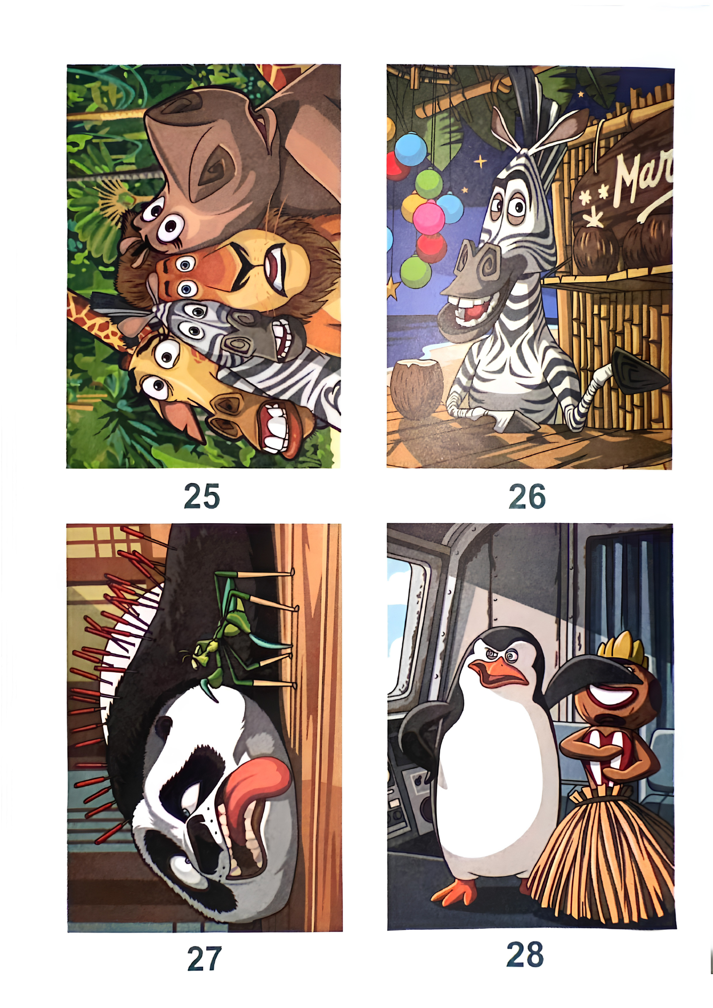 Favorite Cartoons Mystery Coloring Book | Cute Animal Adventures Color by Number | Digital PDF Download