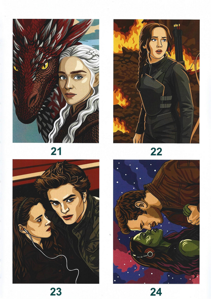Favorite TV Shows Coloring Book PDF – Color by Number | Fun & Relaxing Printable Pages Inspired by Popular Shows