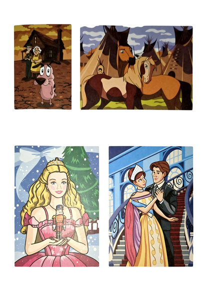 Favorite Cartoon Characters Color by Number Book Vol. 2 | Cute Anime & Cartoon Coloring Book | Printable PDF | Instant Digital Download