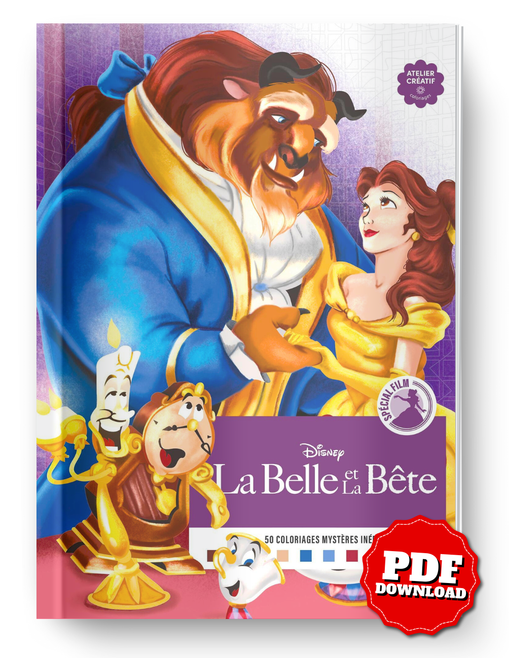 Disney Mega Coloring Book – 300 Pages | Classic, Mystery, Dot-to-Dot & More | Printable PDF