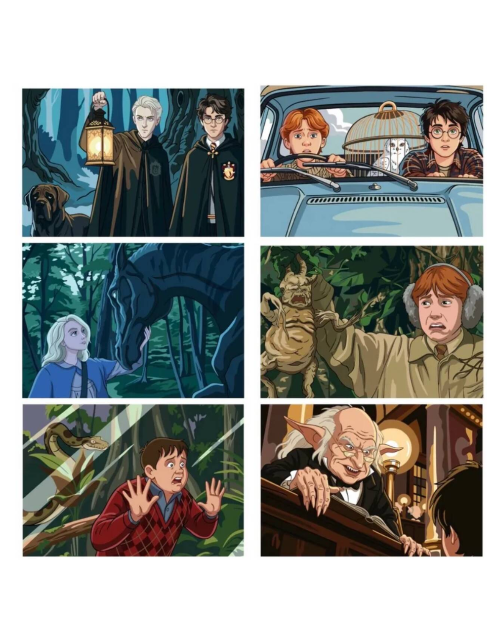 Harry Potter Mystery Coloring Book PDF | Wizardry & Magic Fantasy Coloring | Printable Digital Download