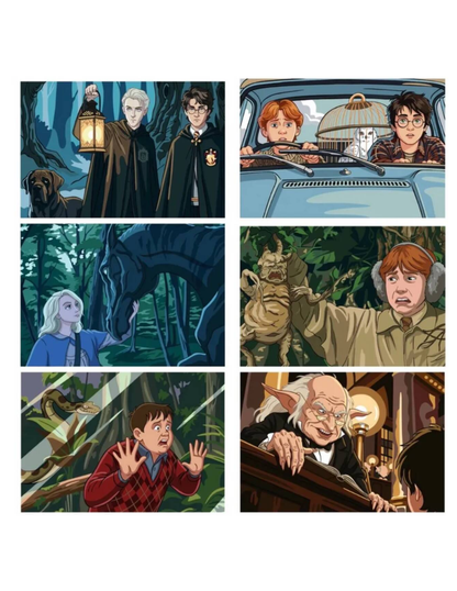 Harry Potter Mystery Coloring Book PDF | Wizardry & Magic Fantasy Coloring | Printable Digital Download