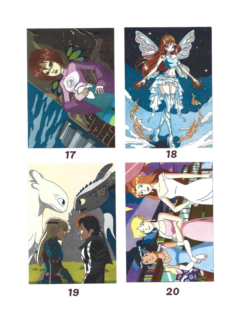 Favorite Cartoons Fairy Mystery Coloring Book | Color by Number | Printable PDF & iPad Pages