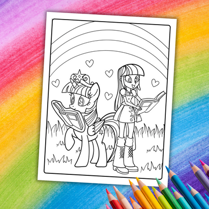 My Little Pony Coloring Book | 55 Printable Pages for Kids