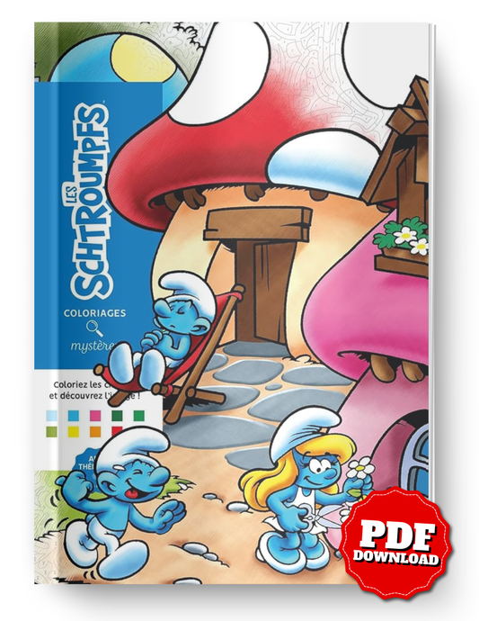 The Smurfs Mystery Coloring Book | Printable PDF Download