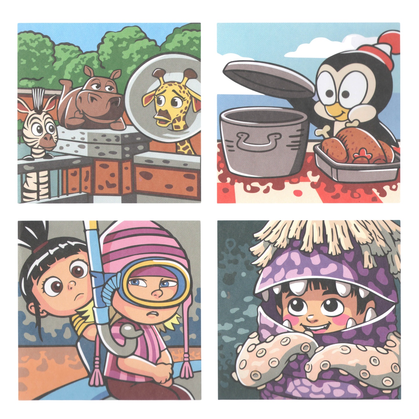 Cute Little Monsters Color by Number Book | Kawaii Monster Coloring Book | Printable PDF | Instant Digital Download