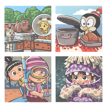 Cute Little Monsters Color by Number Book | Kawaii Monster Coloring Book | Printable PDF | Instant Digital Download