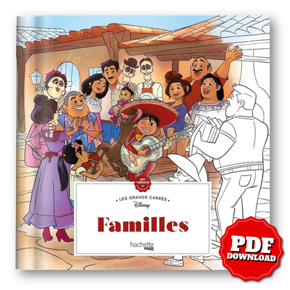 Disney – Families: Art Therapy Coloring Book (PDF)