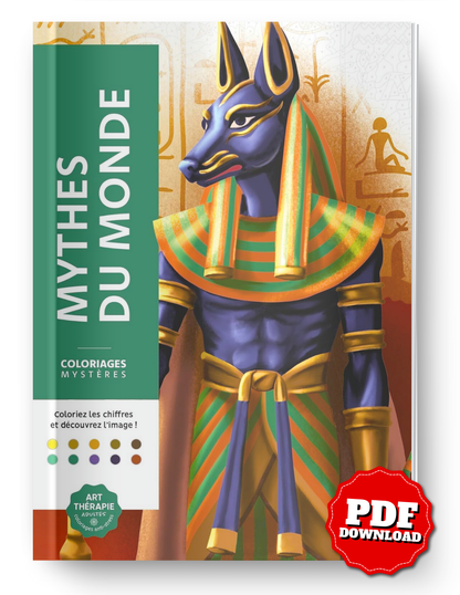 Mystery Color-by-Number – Myths of the World Coloring Book (PDF)